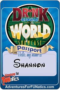 Drink Around the World Showcase Passport