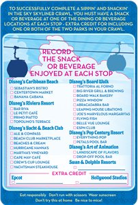 Sippin' & Snackin' in the Sky - Skyliner Crawl - Back
